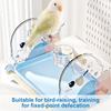 Bird Stand Parrot Perch Training Play Stand Pet Animals Taming Acrylic Non-Slip Equipment for Finch Parakeet Conure Cockatiel
