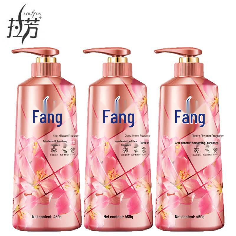 Lafang Anti-Dandruff Softening Shampoo Cherry Blossom Scent (3-Pack)