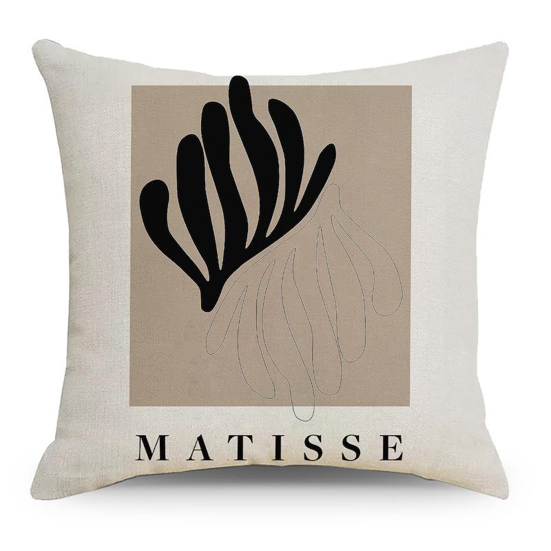 Nordic Black And White Abstract Geometric Printing Pattern Pillowcase Bed Sofa Car Modern Home Decor