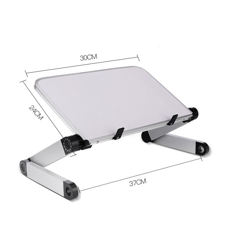 Aluminiumslegering Bærbar Bærbar Sammenleggbar Justerbar Bærbar Bærbar Skrivebord Datamaskin Bordstativ Bærbar PC