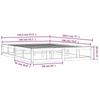 Solid Wood Bed 140 x 190 cm