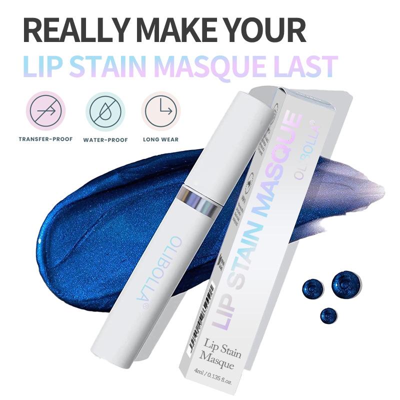 9 - Color Peel-off Lip Glaze. A Tear - Off Matte Staining Lip Gloss and Lip Mask That Is Long - Lasting, Waterproof, Non - Fading and Non - Peeling
