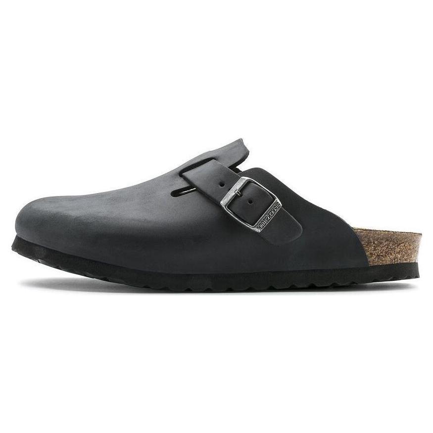 Birkenstock Rubber Sole Closed Toe Slippers Unisex Black 0059461 40