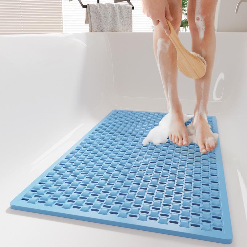 Bathroom Mat Non-Slip Mat Household Shower Room Bathing Anti-Drop Suction Cup Floor Mat Toilet Bathroom Shower Massage Mat