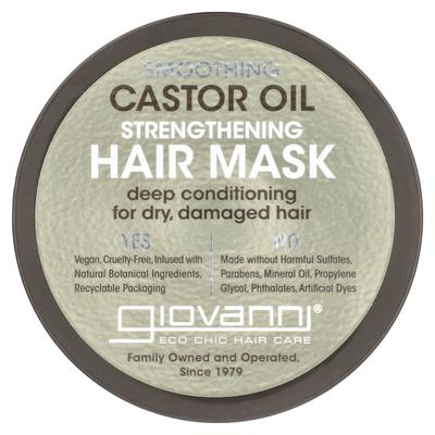 Smoothing Castor Oil Strengthening Hair Mask, 295Ml(10Fl Oz)