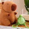 Detachable Turtles Backpack Capybaras Plush Toy Super Soft PP Cotton Hugging Doll  Birthday Christmas Gift