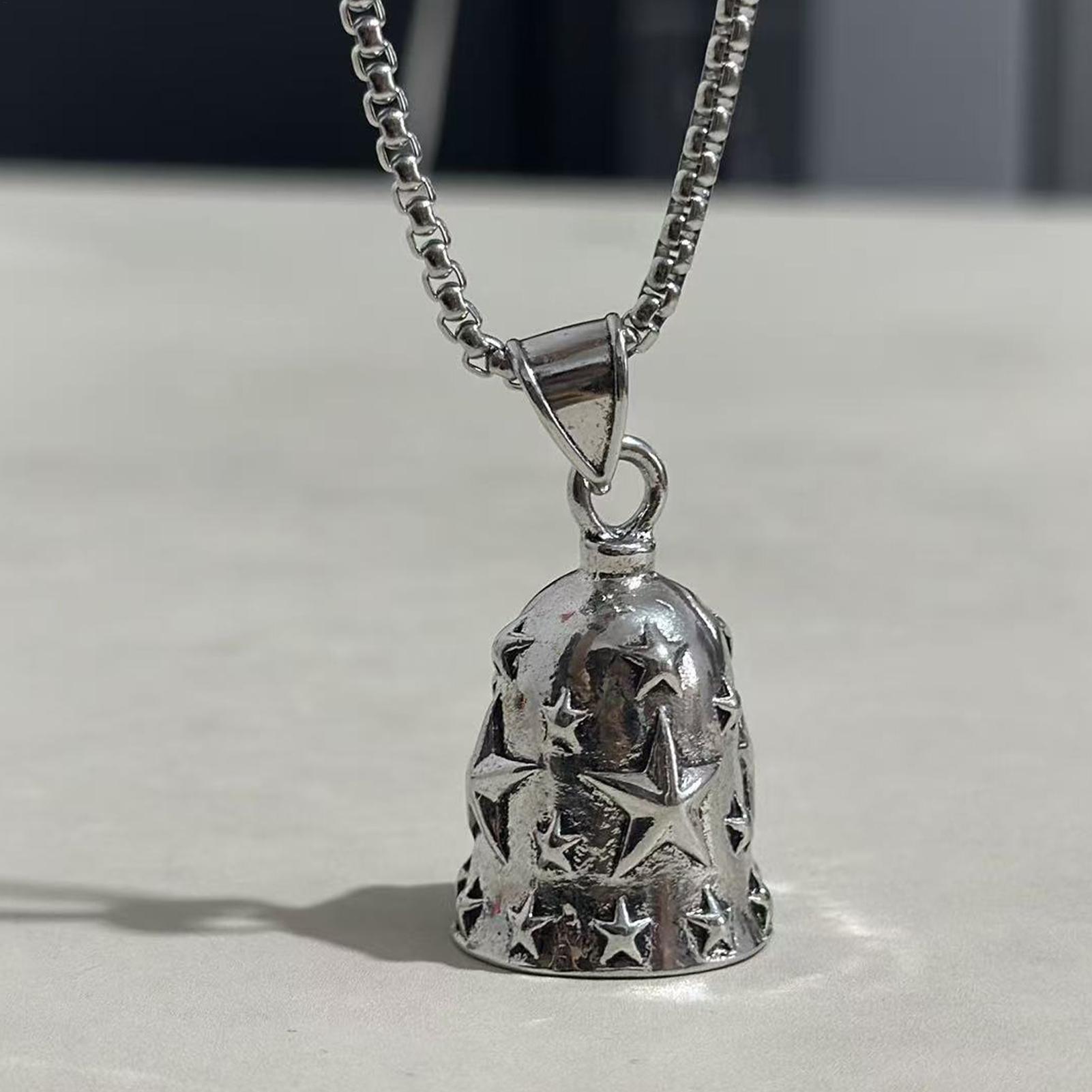 

Motorcycle Ride Bell Embossed Star Alloy Pendant Motorcycle Riding Bell Keyring Pendant For Urban-Commuting Weekend Touring China Mainland