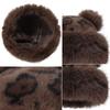 Korean Style Bear Ears Plush Hat Warm Cap Mink Fur Fisherman Hat Fluffy Warm Hat  Autumn and Winter
