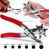 Multi-function Punch Pliers Round Hole Oval Hole DIY Tool Watchband Strap Household Leathercraft Leather Belt Hole Punch Plier