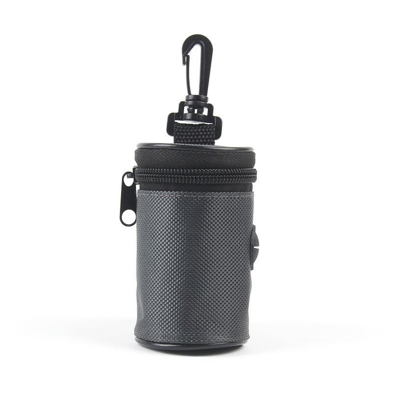 

Dog Poop Bag Holder for Leash Doggie Waste Bag Dispenser Soft Fabric Puppy Potty Carrier Doggy Zipper Pouch with Carabiner Clip