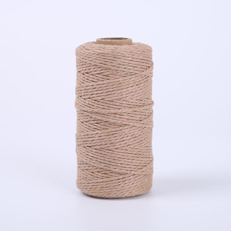 Biały Sznurek, Bawełniany Sznurek Cukierniczy, 328 Stóp 2 MM Naturalnie Biały Bawełniany Sznurek do Rękodzieła, Sznurek do Pakowania Prezentów, Wystrój Domu