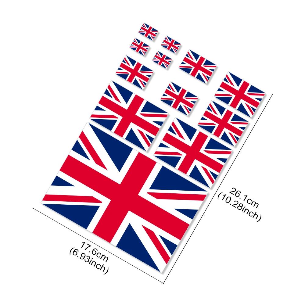 British Union Jack Flag Car Stickers UK Decal Vinyl Decoration Motorcycle Decor Stickers Waterproof Sunscreen Car Styling Cover