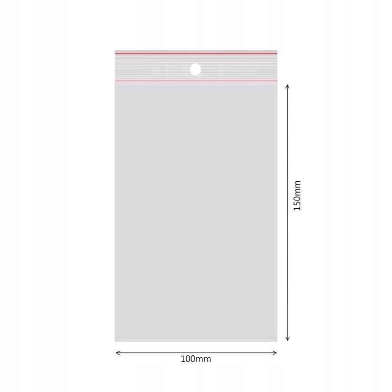 Ziplock bags 100x150 - 1000 pieces