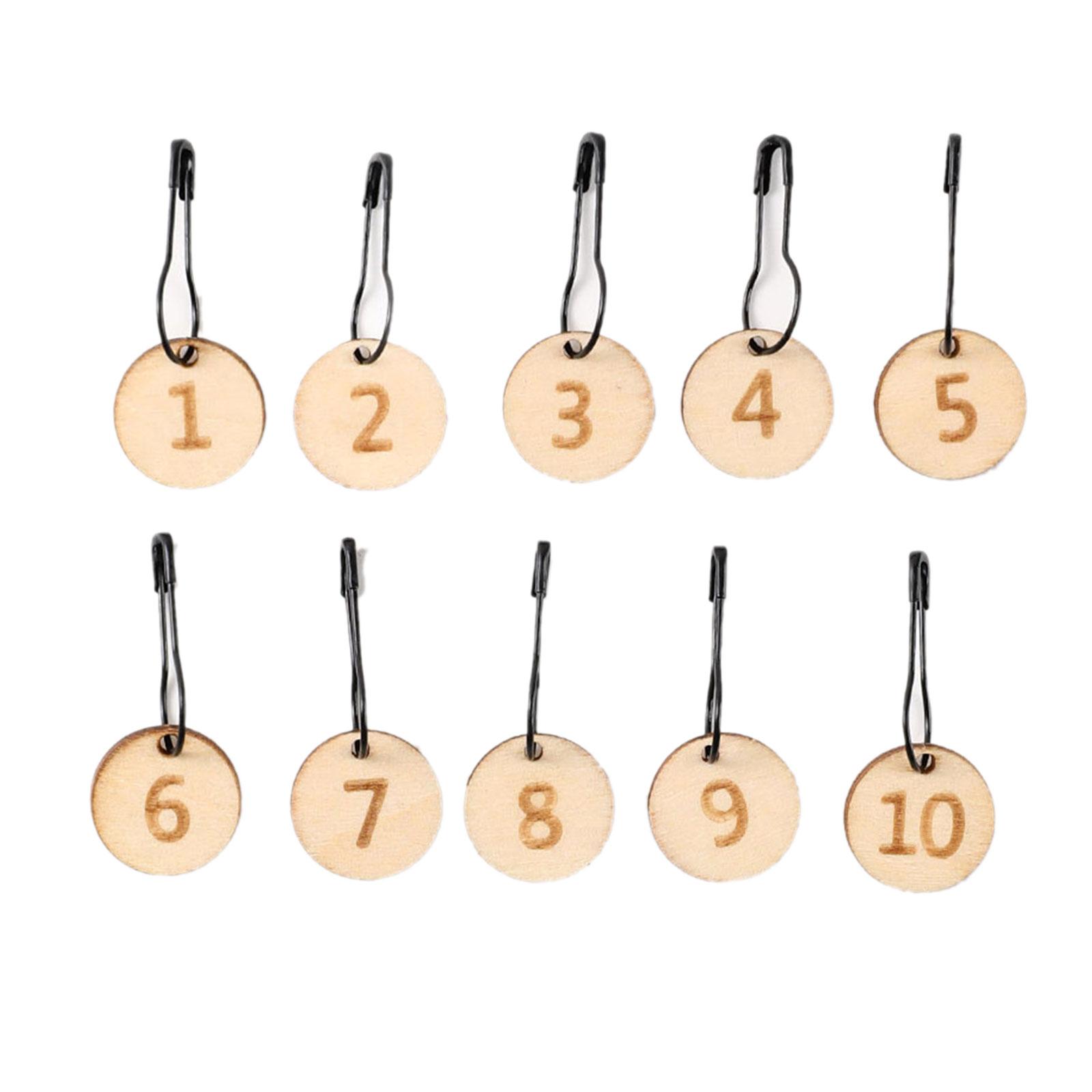 

Деревянный маркер для вязания с замком, шарм с застежкой, деревянный измеритель спиц, измеритель для вязания, линейка для ручного вязания, рукодельный проект 3