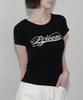 Ijeulum Classic Logo Slim Fit Short Sleeve T-Shirt (Black)