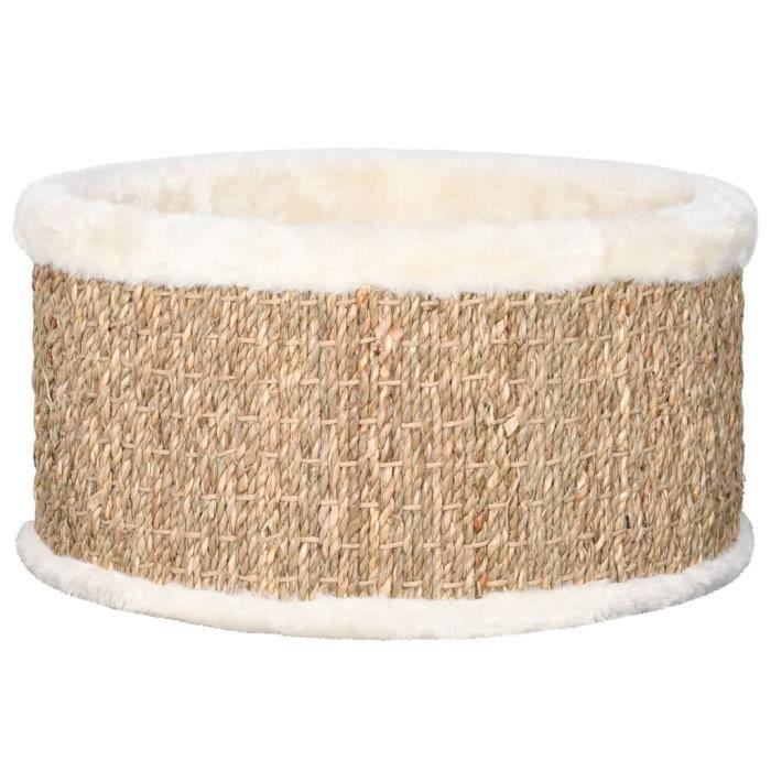 Panier pour Chat - vidaXL - Herbiers Marins - Rond - 36 cm - Confortable et Léger