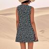Women's Casual Summer Floral Print Sleeveless Pocket Dress