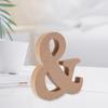 Letras de Madeira de 4 Polegadas Letras Grandes do Alfabeto Placa para Pintura DIY Artesanato Casamento Decoração de Parede de Casa
