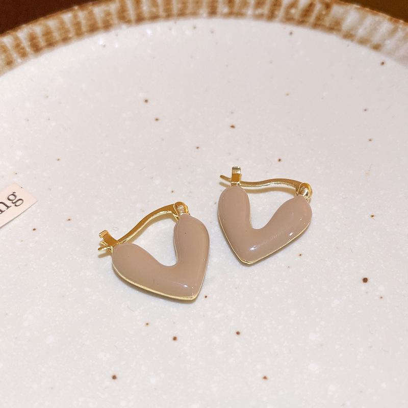 Ice quenched blue flower artificial crystal fringed earrings Cool wind temperament stud earrings Internet celebrity earrings