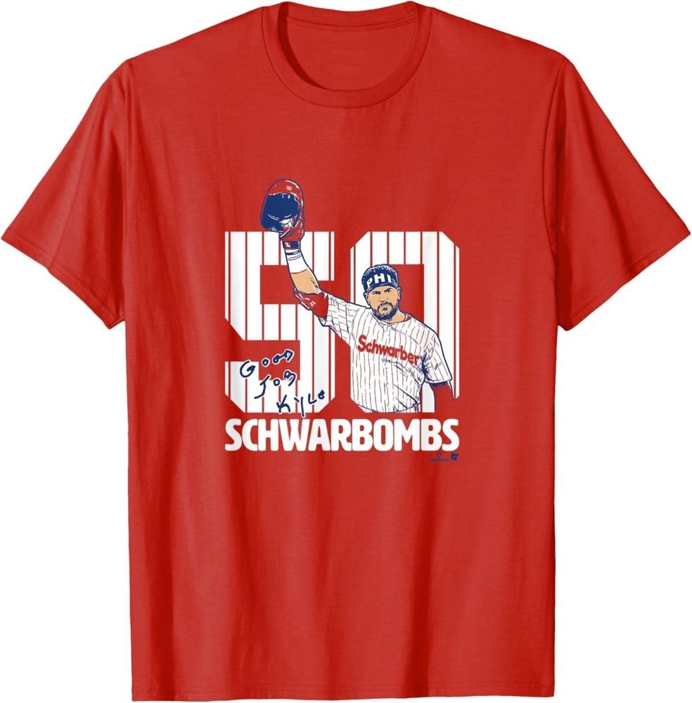 Kyle Schwarber - 50 Schwarbombs - Philadelphia Baseball T-Shirt Unisex T-Shirt XL