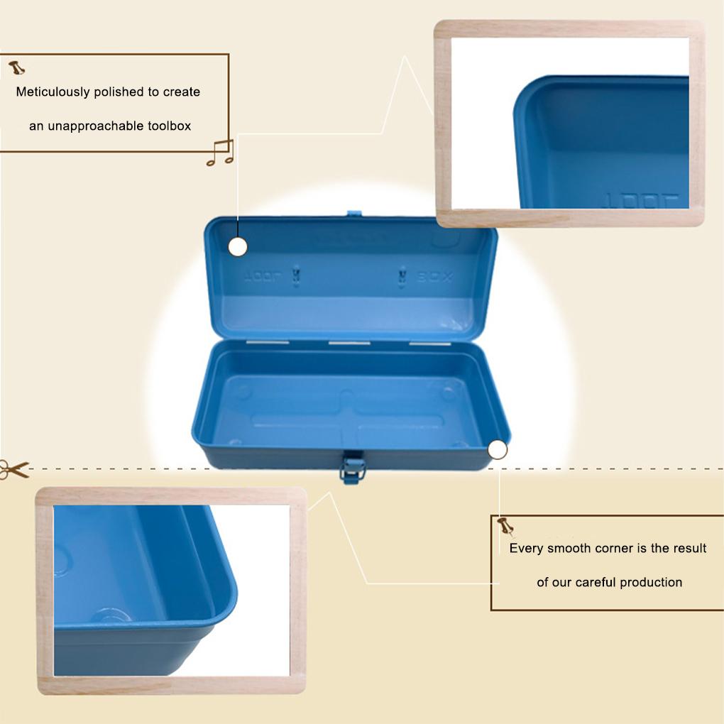 Organized In Style Durable And Waterproof Sheet Steel Storage Box For DIY Tools Wide Application Exquisite Craft
