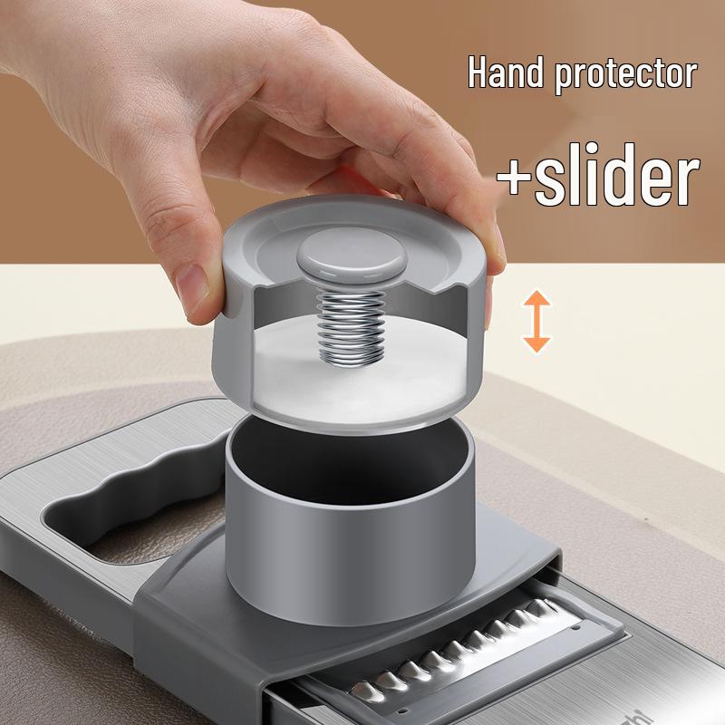 Multifunktionaler Gemüseschneider und -reibe aus 316er Edelstahl