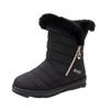 Waterproof Snow Boots Women 2026 New Non Slip Faux Fur Winter Short Boots Zipper Plush Comfort Warm Ankle Boots Botas Para Mujer