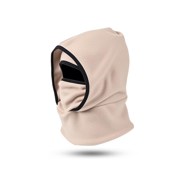 Polar Fleece Winter Hat Riding Windproof Ski Mask Women's Hat Scarf Integrated Outdoor Sports Warm Hood