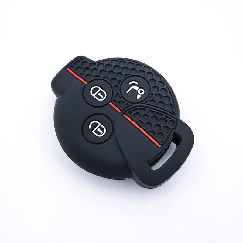 Silikonový kryt na klíčenku pro Smart Fortwo City Coupe Cabrio Crossblade Roadster K Forfour 2007 -