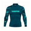 Αντηλιακό Μακρυμάνικο Rash Guard για Άνδρες με Ψηλό Λαιμό – Αντηλιακό Παραλίας Μαγιό
