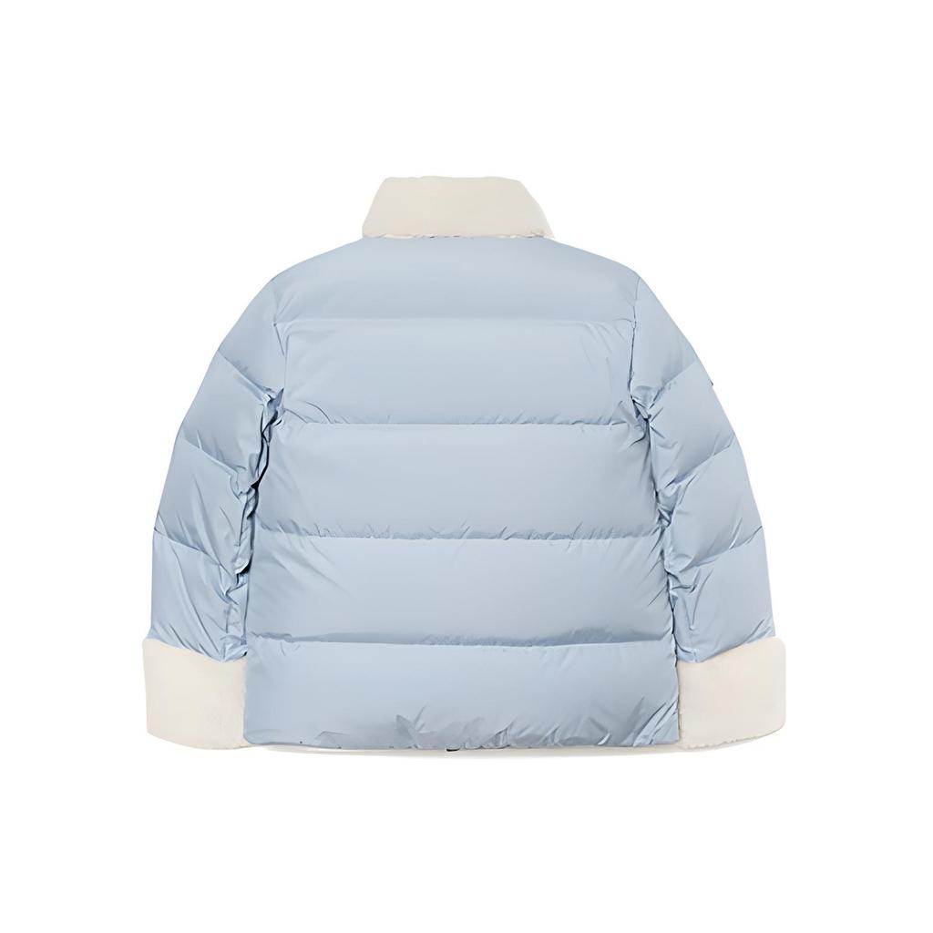 New MLB Down Jacket Cropped Unisex Blue 3ADJEC216-07BLL