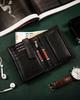 Elegant men's leather wallet - Peterson