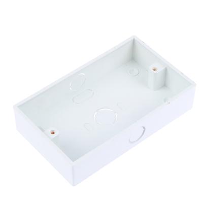 1 caja de conexiones de pared exterior de plástico para interruptor de pared de 146 x 86 mm