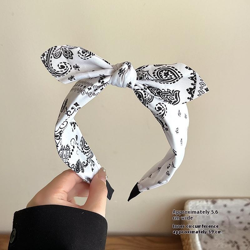 Women'S Cashew Flower Bow Hair Clip Hair Band High-End And Elegant  Headwear Accessories