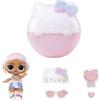 L.O.L. Surprise - Tots Hello Kitty "Crystal Cutie" - 1 Doll of 7.5cm - Accessories and Sticker