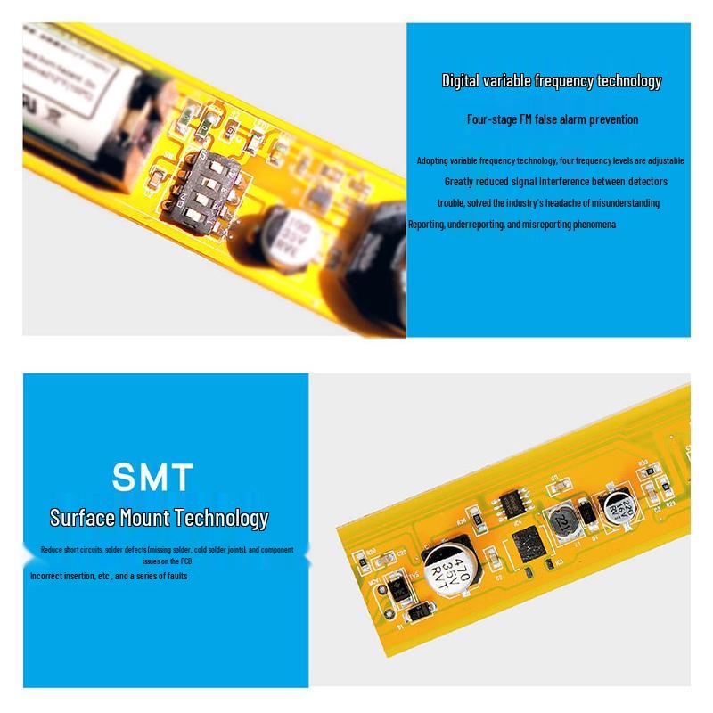 ALHPN Drahtloser Infrarot-Schranken-Alarmsensor für den Außenbereich, 50 cm