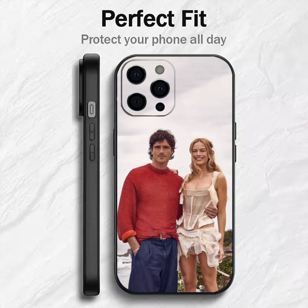 

Margot And Jacob W-Wuthering 2026 H-Heights Phone Case For iPhone17,16,15,14,13,12 Plus,Max Soft Silicone Black Cover iPhone13