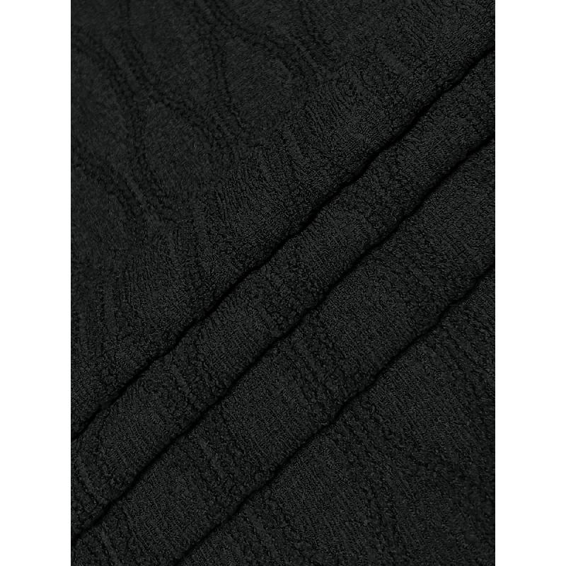 New Spring and Autumn Hollow Out Solid Color Casual Elegant Commuting Knit Long Sleeve Cardigan Jacket for Women