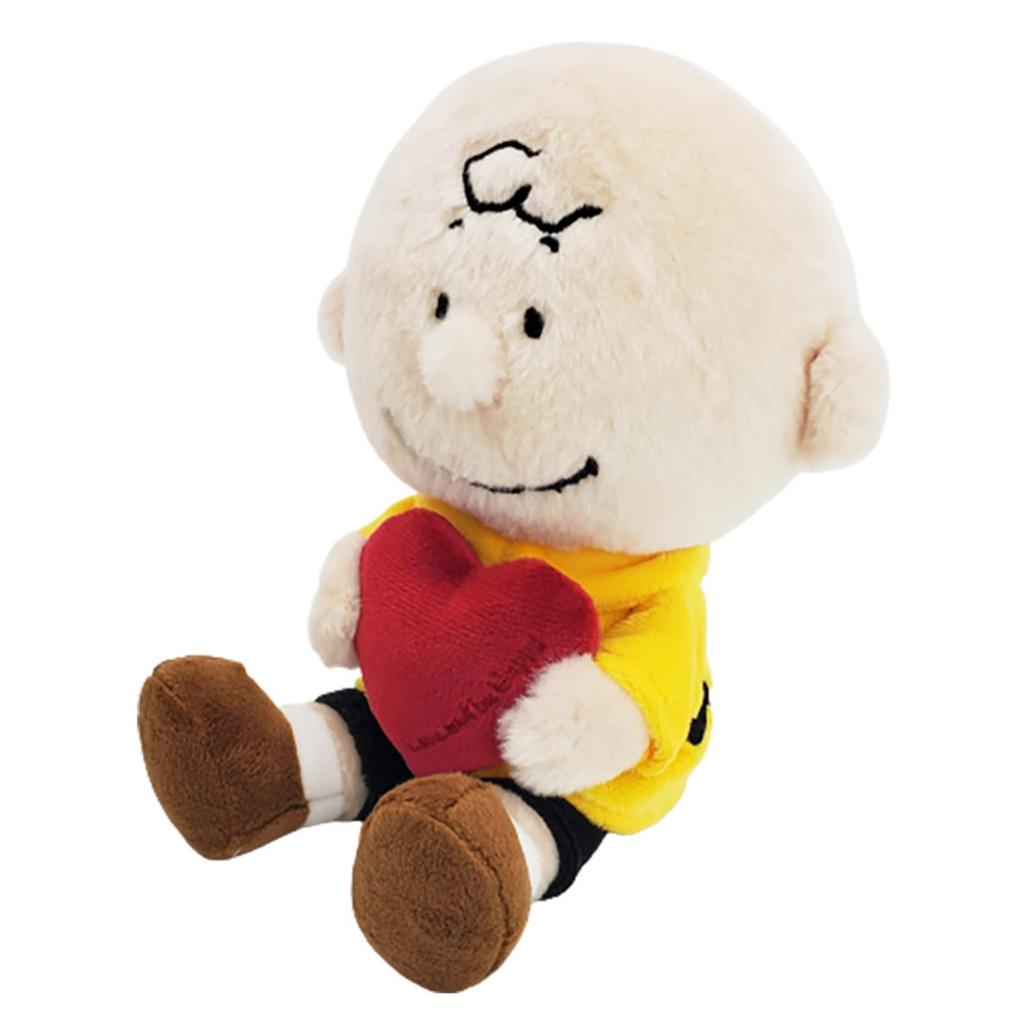 Nakajima Corporation Peanuts Charlie Brown Moco Heart Bean Doll 177988-22