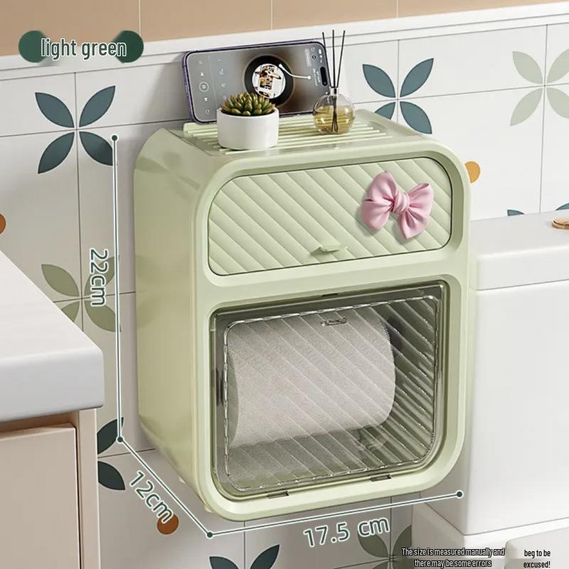 Luxuriöse Wandmontierte Doppelschichtige Badezimmer-Taschentuchbox