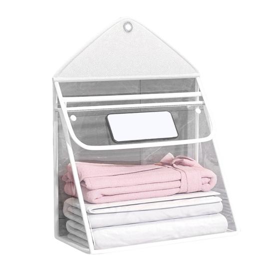Yousheng Bathroom Hanging Bag Storage Organizer Large Capacity Waterproof Transparent Cosmetic Clothing Bag Container