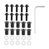 10pcs Motorcycle Windshield Bolts Nut Washers Universal Motorbike Fairing Mounting Kit