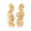 Design Metal Wave Glossy Open Collar Choker Fashion Irregular Lava Bracelet Women