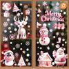Weihnachten Selbstklebender Glasaufkleber Fensteraufkleber Stil Weihnachtsmann Dekoration