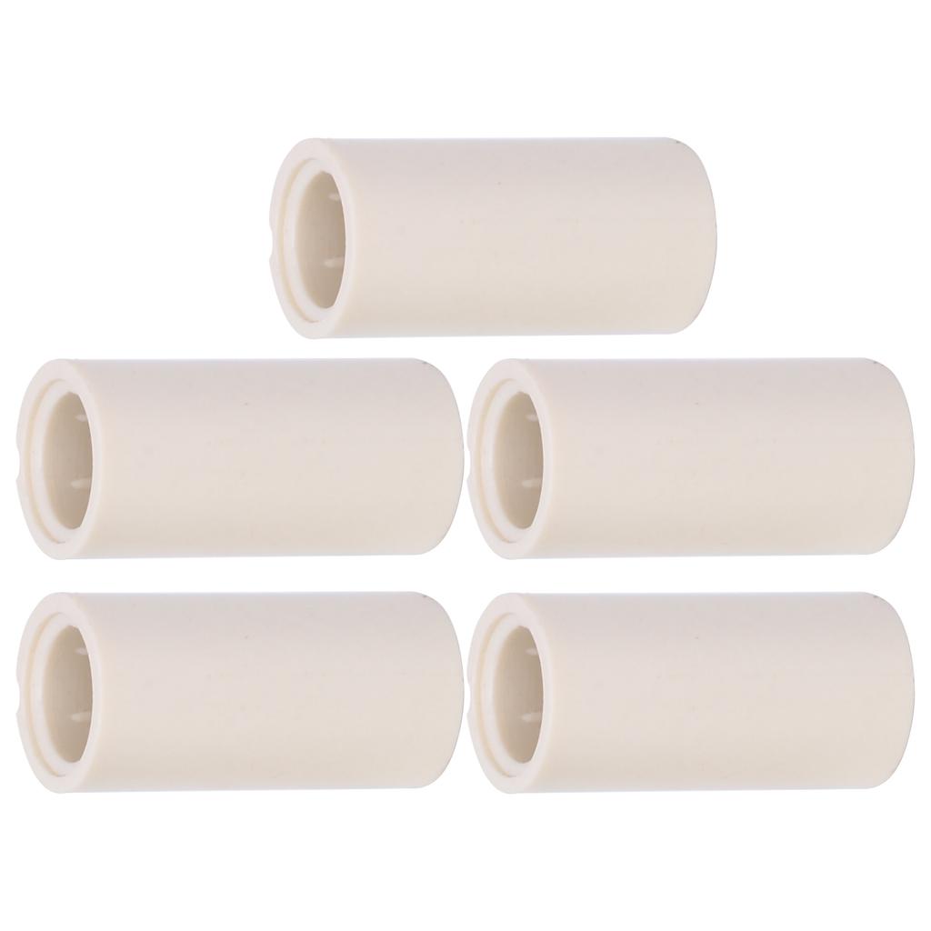 40pcs Pool Cue Ferrules White Fiber Stick Rod Repairing Tool Tubes Billiard Accessories12mm/0.5in