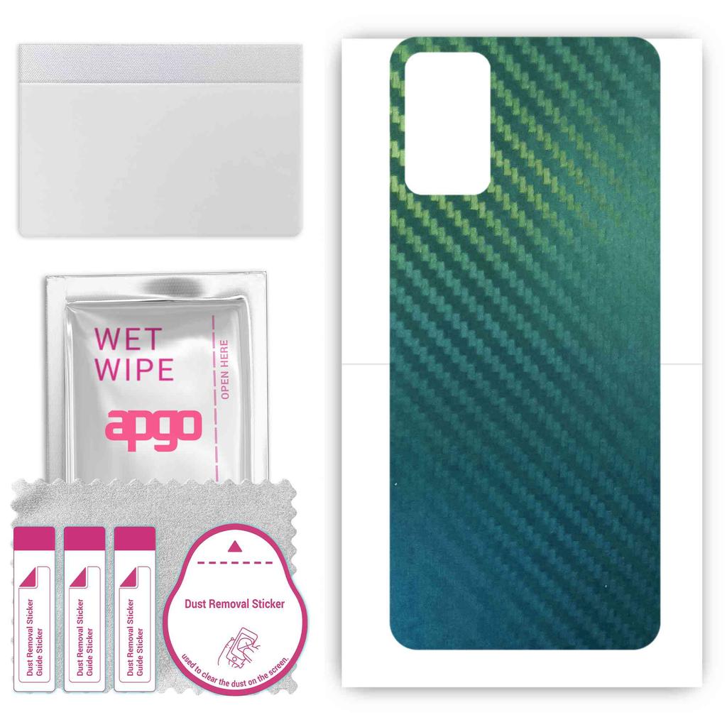 apgo Protective Skin Sticker for the Back Compatible with Umidigi A13 Pro Max 5G, Wrap Film, Foil, Vinyl - Pattern Carbon Chameleon CAKA1