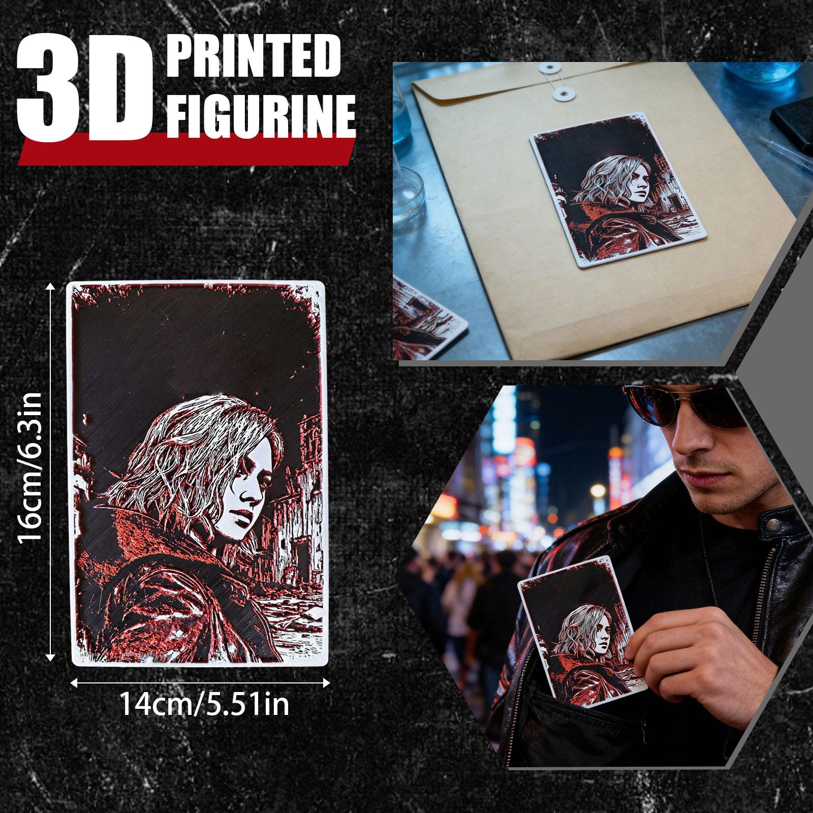 3D Printed Game Character Figurines, Desktop Decorations one size