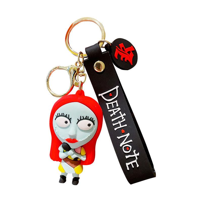 Entzückender Halloween Kürbis Skelett Cartoon Schlüsselanhänger Perfektes Partygeschenk