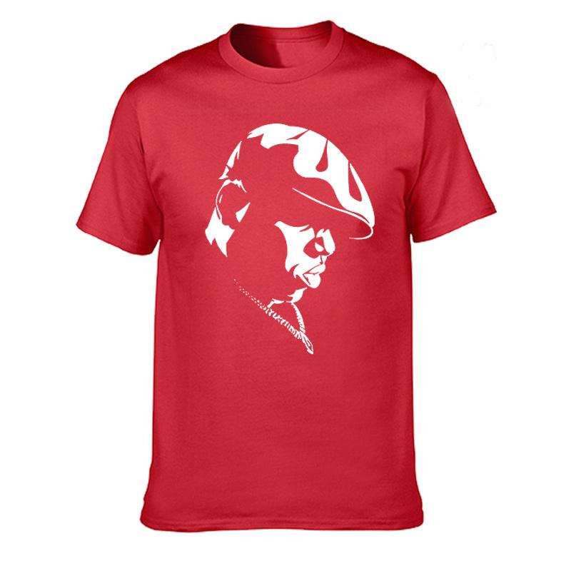 Divertente Maglietta Notorious Big Uomo Manica Corta Biggie Smalls T-shirt Hiphop Rock Biggie Smalls Maglietta Uomo Notorious B.I.G. Tee Tops