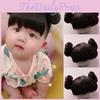 Peruca de Bebê Faixa de Cabelo Trançada Franja Falsa Fivela de Cabeça Acessórios de Cabelo Cos Estilo Fofo e Desenho Animado